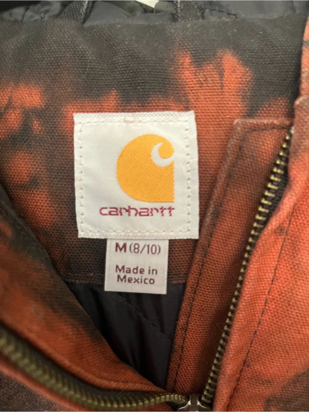 Carhartt custom 1 of 1  Tie-Dye Hooded Zip Jacket -